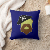 船長のパンひげ クッション (ブランケット)