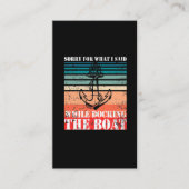 船長のユーモアを誓う帆船主 名刺 (正面)