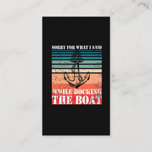 船長のユーモアを誓う帆船主 名刺 (正面)