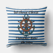 船長の可逆枕 クッション (裏面)