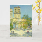 船長の素晴らし通り | Childe Hasssam カード (黄色い花)