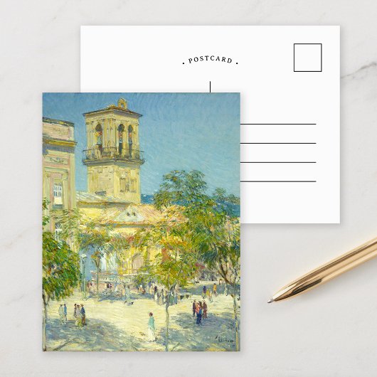 船長の素晴らし通り | Childe Hasssam ポストカード