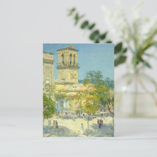 船長の素晴らし通り | Childe Hasssam ポストカード (スタンド正面)