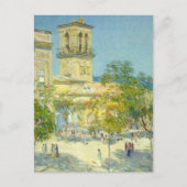 船長の素晴らし通り | Childe Hasssam ポストカード (正面)