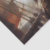 船長の肖像画デコパージュ 薄葉紙 (詳細)