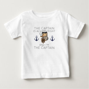 船長の船乗りは常に正しく、私はCaだ ベビーTシャツ