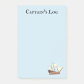 船長の船籍 ポストイット (正面)