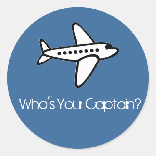 船長は誰だ？シール ラウンドシール (正面)