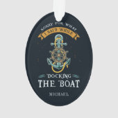 船長を乗せていてごめんなさい オーナメント (裏面)