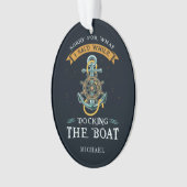船長を乗せていてごめんなさい オーナメント (正面)