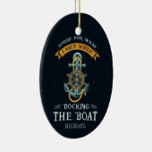 船長を乗せていてごめんなさい セラミックオーナメント (右)