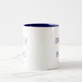 船長ユーモアが面白い「ボートに乗りたい」引用句 ツートーンマグカップ (中央)