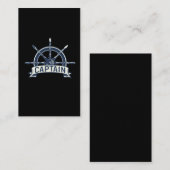 船長ユーモアボート船乗り 名刺 (正面/裏面)