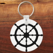 船長操舵輪 キーホルダー (正面)