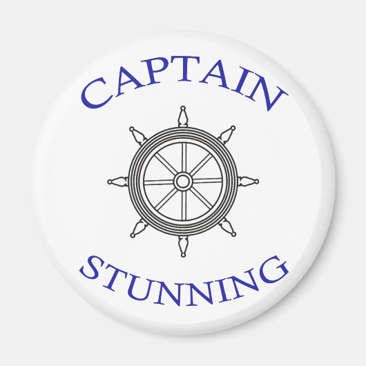 「船長素晴らし」 マグネット (正面)