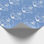 船長航海のいかり50th誕生日 ラッピングペーパー (角)