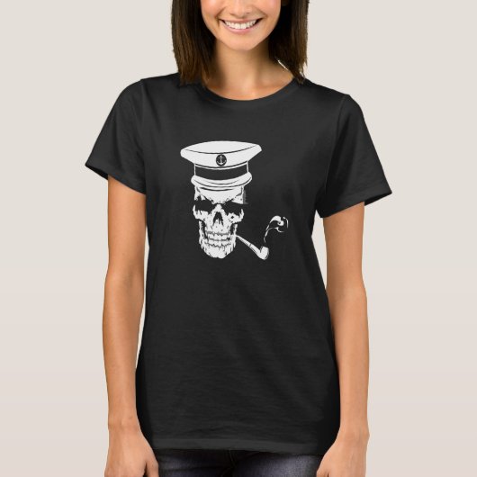 船長船員船員船員マリン Tシャツ (正面)