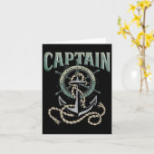 船長 カード (黄色い花)