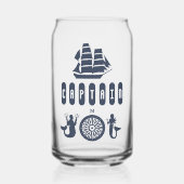 船長 ガラス缶 (正面)