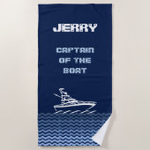 船長 ビーチタオル (正面)