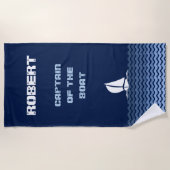 船長 ビーチタオル (正面)