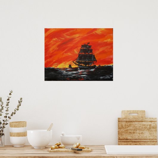 船長 ポスター (キッチン)