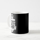 船長 副長 ヨット 船 海 ボート コーヒーマグカップ (正面左)