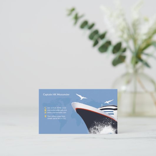 船長 名刺 (スタンド正面)