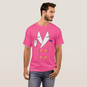 船長・水兵 簡単 クール コスプレ ハロウィン Tシャツ (正面フル)