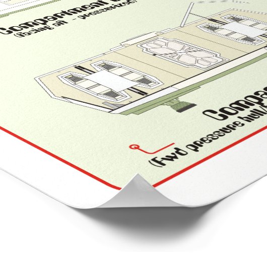 船隊タンカーの船舶グラフ ポスター (角)