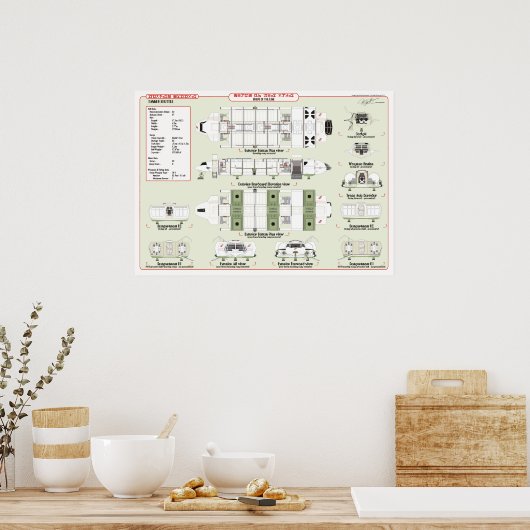 船隊タンカーの船舶グラフ ポスター (キッチン)