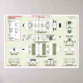 船隊タンカーの船舶グラフ ポスター (正面)