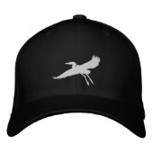 船頭帽 刺繍入りキャップ (正面)