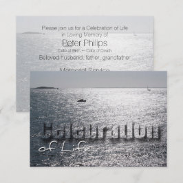 船首一お祝い命日 招待状