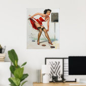 船首板ピン留め ポスター (ホームオフィス)