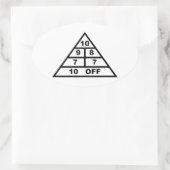 船首板 楕円形シール (バッグ)