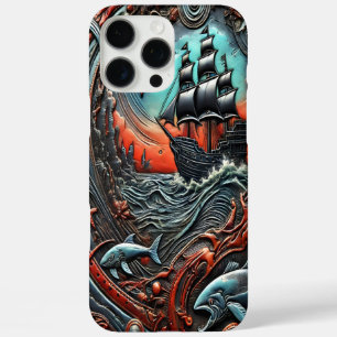 船鮮やか船と海の生活と海の旅 iPhone 16 PRO MAXケース