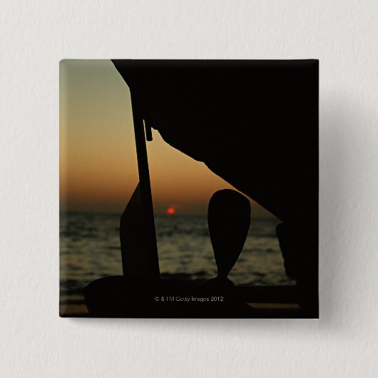 船 缶バッジ (正面)