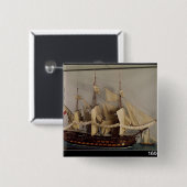 船「L'Achilleのモデル 缶バッジ (正面&裏面)