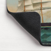 船Fleetwingの香港湾 マウスパッド (コーナー)