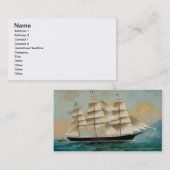 船Fleetwingの香港湾 名刺 (正面/裏面)