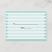 船Lt航海のブルー白いストライプ護衛カード#2 プレイスカード (裏面)