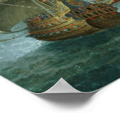 艦隊との海軍スペインの戦 ポスター (角)