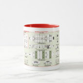 艦隊のタンカーのマグの船 マグカップ (中央)