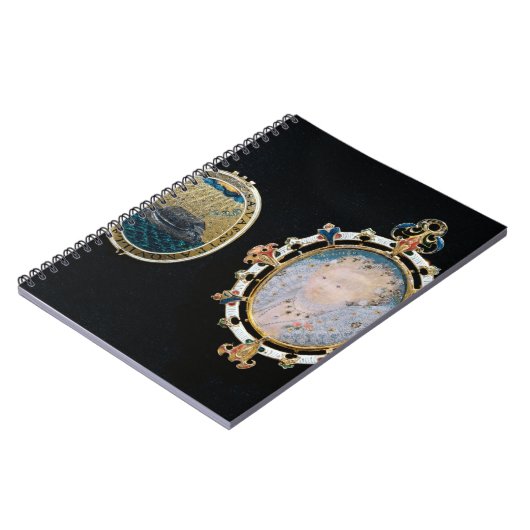 艦隊の宝石、エリザベス女王一世のencloのミニチュア ノートブック (左側)