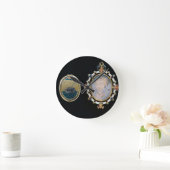 艦隊の宝石、エリザベス女王一世のencloのミニチュア ラウンド壁時計 (ホーム)