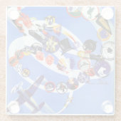 艦隊の記章 ガラスコースター (裏面)