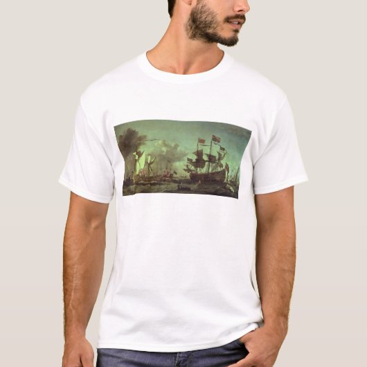 艦隊への王室の訪問、1672年6月5日 Tシャツ (正面)