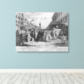 艦隊結婚の1747年 キャンバスプリント (インサイチュ (ウッドフロア))