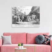 艦隊結婚の1747年 キャンバスプリント (インサイチュ (リビング))